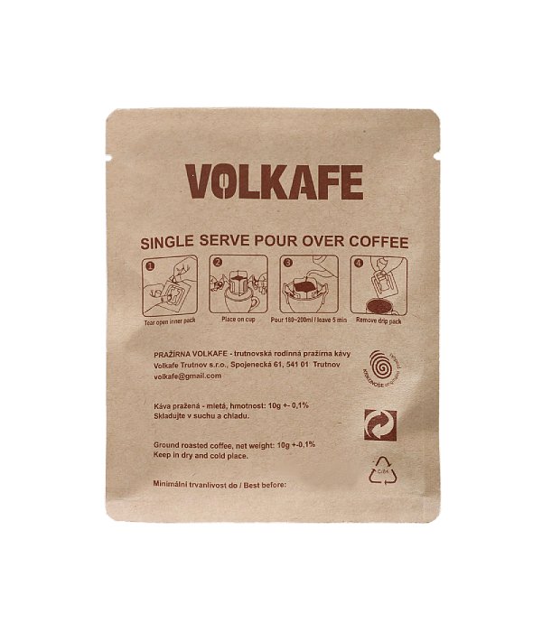 Singing Rock Káva Outdoor mletá Arabica 100% Brazil - 1 sáček